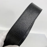 【6ge5801】サルヴァトーレフェラガモ ショルダーバッグ ヴァラ レザー ブラック ゴールド金具【中古】レディース