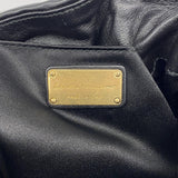 【6ge5809】サルヴァトーレフェラガモ ショルダーバッグ ベロア ブラック ゴールド金具【中古】レディース