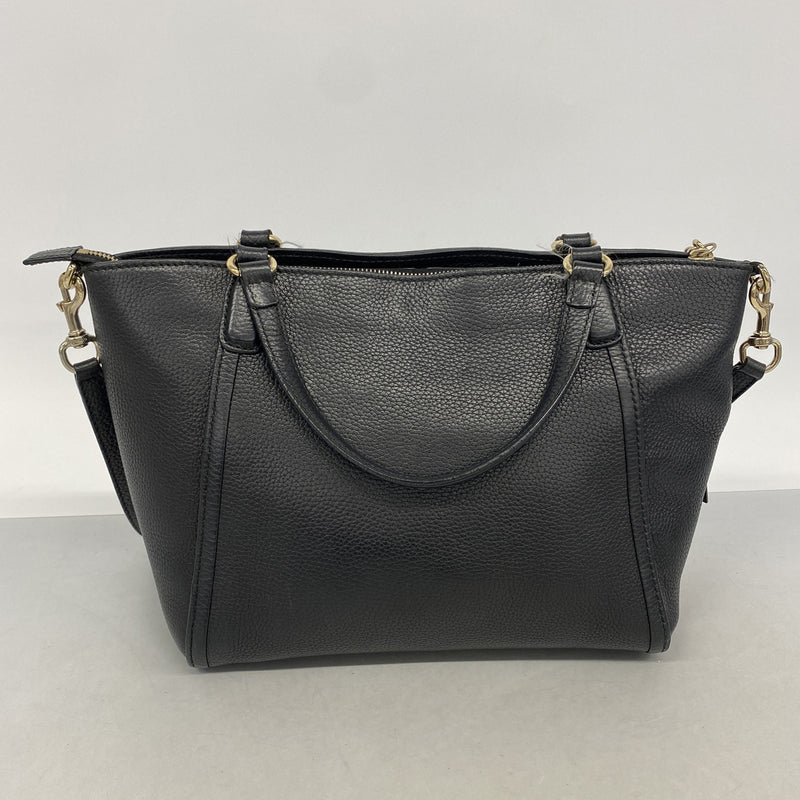 【6ge5811】グッチ ハンドバッグ ソーホー 396176 レザー ブラック ゴールド金具 2wayバッグ【中古】レディース