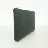 【6ge5815】カルティエ ポーチ マスト レザー ブラック シルバー金具【中古】レディース