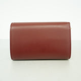 【6ge5816】カルティエ 財布 マスト レザー ボルドー ゴールド金具【中古】レディース