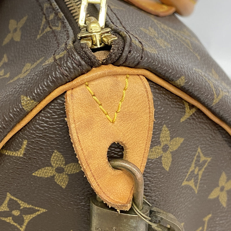 【6ge5824】ルイヴィトン ハンドバッグ モノグラム スピーディ35 M41107 ブラウン【中古】レディース