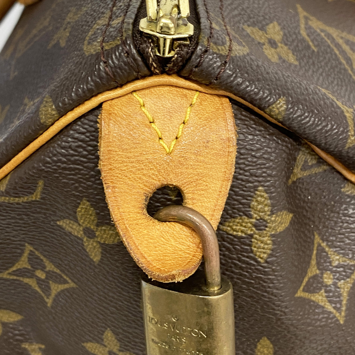 【6ge5828】ルイヴィトン ハンドバッグ モノグラム スピーディ35 M41107 ブラウン【中古】レディース