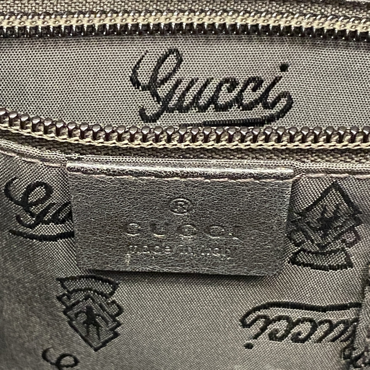 【6ge5829】グッチ ショルダーバッグ グッチシマ 201446 レザー ダークブラウン シャンパンゴールド金具【中古】メンズ