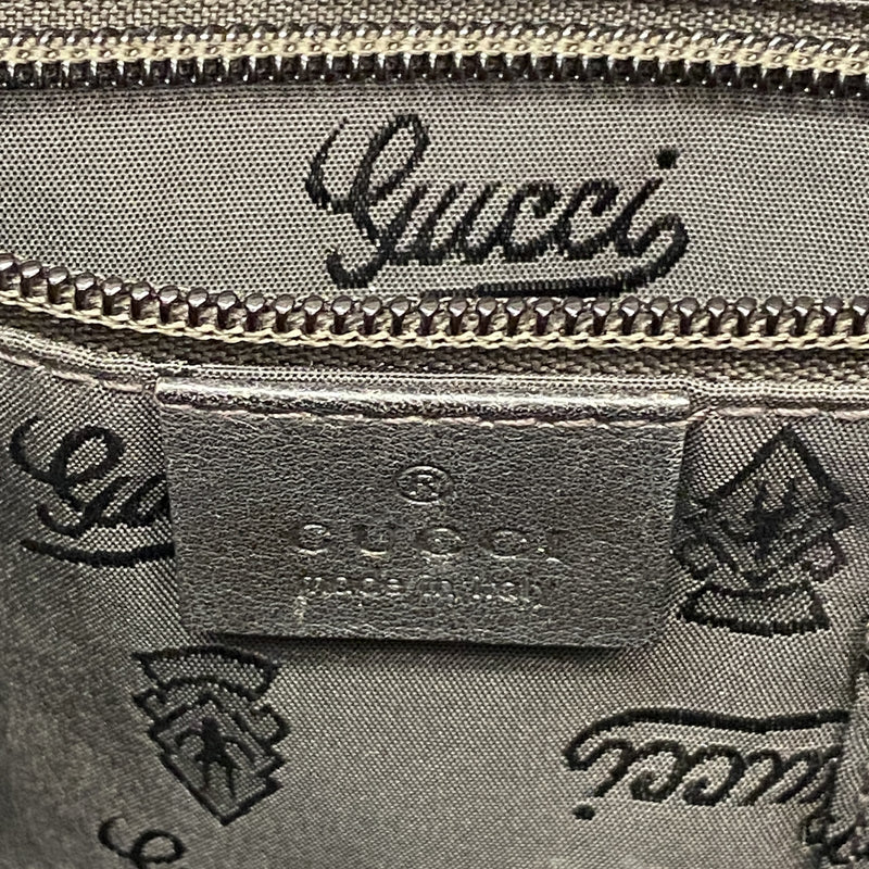 【6ge5829】グッチ ショルダーバッグ グッチシマ 201446 レザー ダークブラウン シャンパンゴールド金具【中古】メンズ
