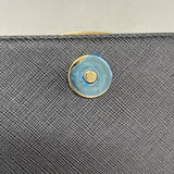 【6ge5830】サルヴァトーレフェラガモ ショルダーバッグ ヴァラ レザー ブラック ゴールド金具【中古】レディース