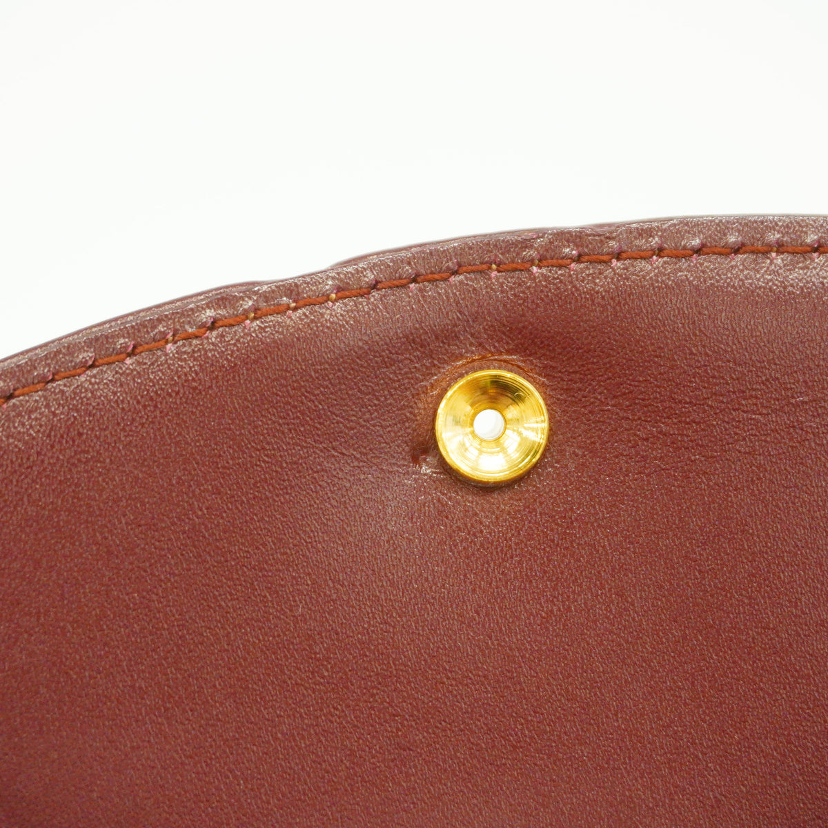 【6ge5837】カルティエ ビジネスバッグ マスト レザー ボルドー ゴールド金具【中古】メンズ