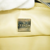 【6ge5851】フェンディ ハンドバッグ ズッキーノ ナイロンキャンバス ネイビー シルバー金具【中古】レディース