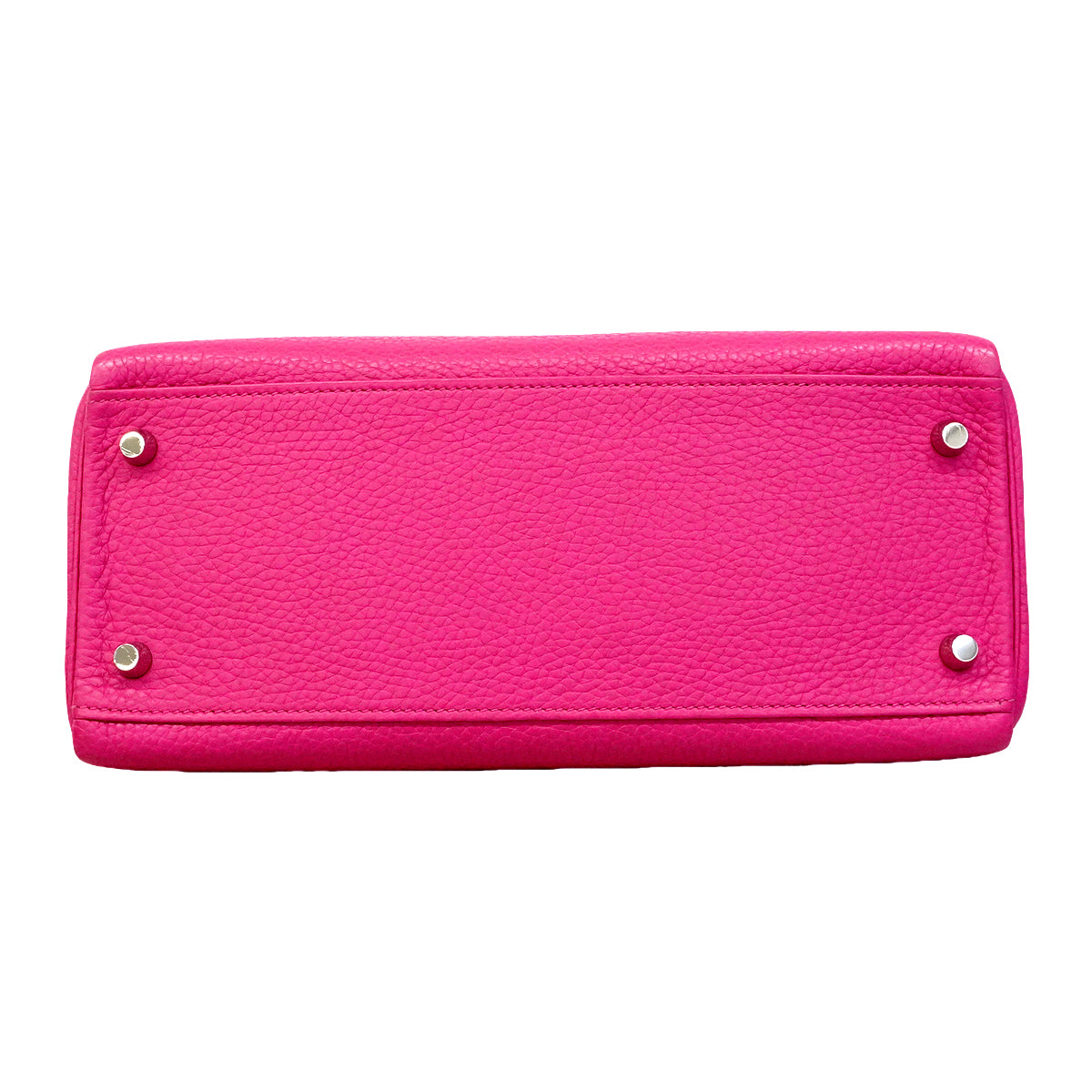 【6ge5867】エルメス ハンドバッグ ケリー28 トリヨンクレマンス ローズパープル シルバー金具 C刻印 2wayバッグ【中古】レディース