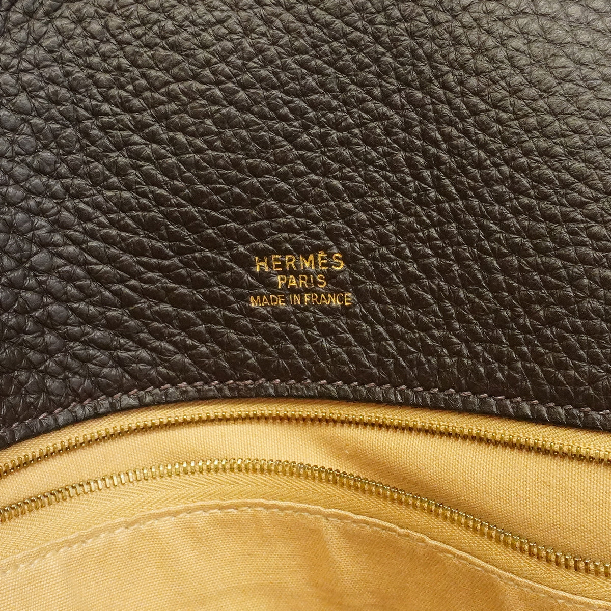【6ge5868】エルメス トートバッグ タール トリヨンクレマンス エベーヌ ゴールド金具 □E刻印【中古】メンズ レディース ユニセックス