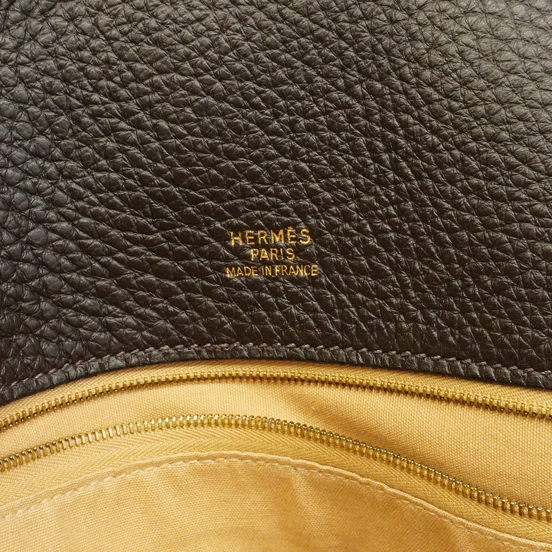 【6ge5868】エルメス トートバッグ タール トリヨンクレマンス エベーヌ ゴールド金具 □E刻印【中古】メンズ レディース ユニセックス