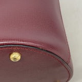 【6ge5873】カルティエ ショルダーバッグ マスト レザー ボルドー ゴールド金具【中古】レディース