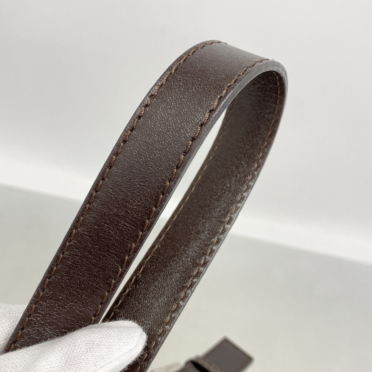 【6ge5876】フェンディ ハンドバッグ ズッカ ナイロンキャンバス ブラウン シルバー金具【中古】レディース