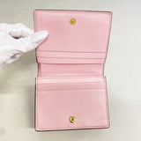 【6ge5877】フェンディ 財布 レザー ピンク ゴールド金具【中古】レディース