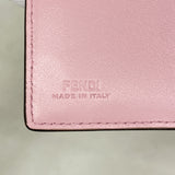 【6ge5877】フェンディ 財布 レザー ピンク ゴールド金具【中古】レディース