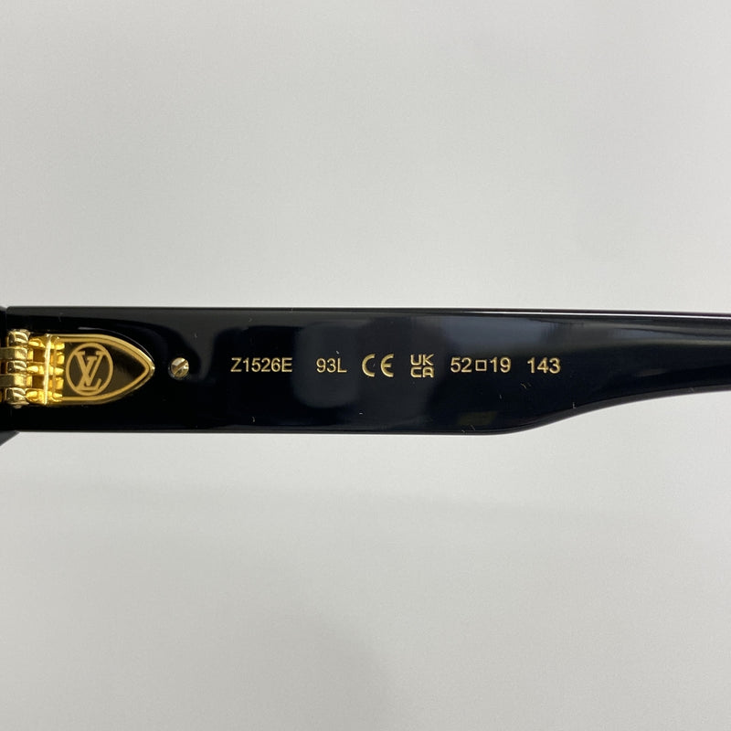 【6ge5878】ルイヴィトン サングラス モノグラム・フラワー サングラスマイモノグラムラウンド Z1526E ブラック【中古】レディース
