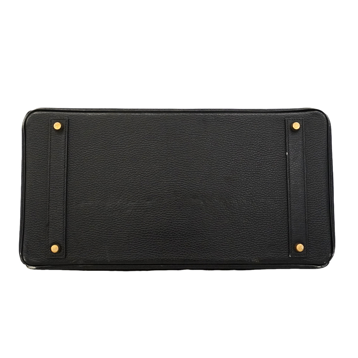 【6ge5881】エルメス ハンドバッグ バーキン40 アルデンヌ ブラック ゴールド金具 □A刻印【中古】メンズ