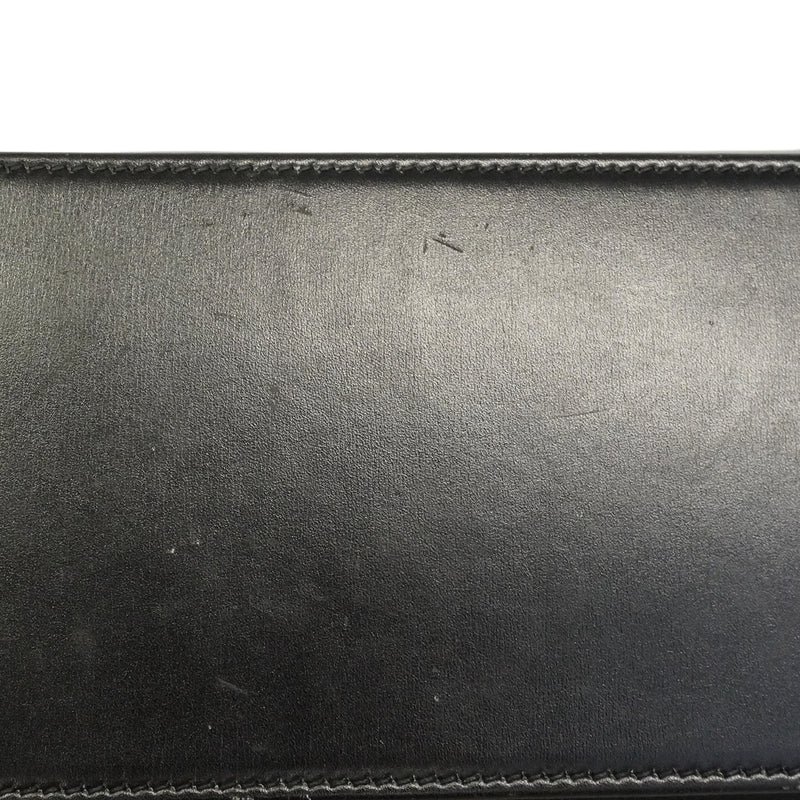 【6ge5882】エルメス ハンドバッグ パリボンベイ27 ボックスカーフ ブラック ナチュラル シルバー金具 □J刻印【中古】レディース