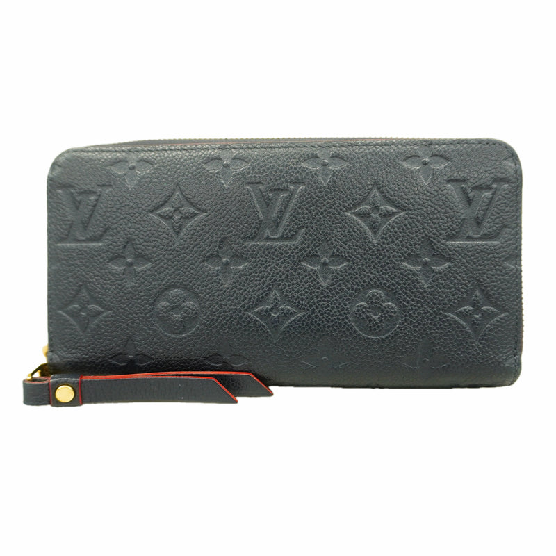 【6ge5899-k】ルイヴィトン 長財布 モノグラム・アンプラント ジッピーウォレット M62121 マリーヌルージュ【中古】レディース