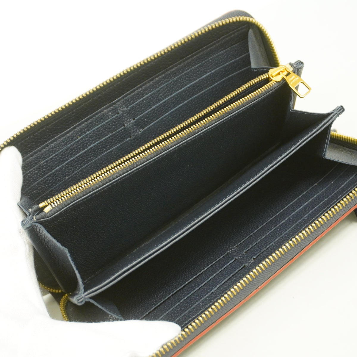 【6ge5899-k】ルイヴィトン 長財布 モノグラム・アンプラント ジッピーウォレット M62121 マリーヌルージュ【中古】レディース
