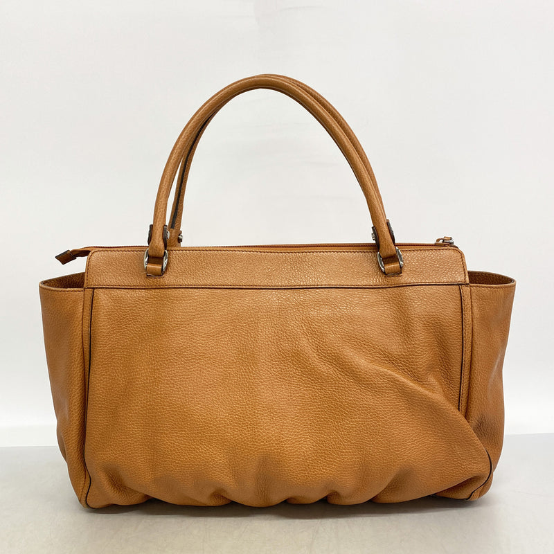 【6ge5908-k】グッチ トートバッグ 341491 レザー ブラウン シルバー金具【中古】レディース