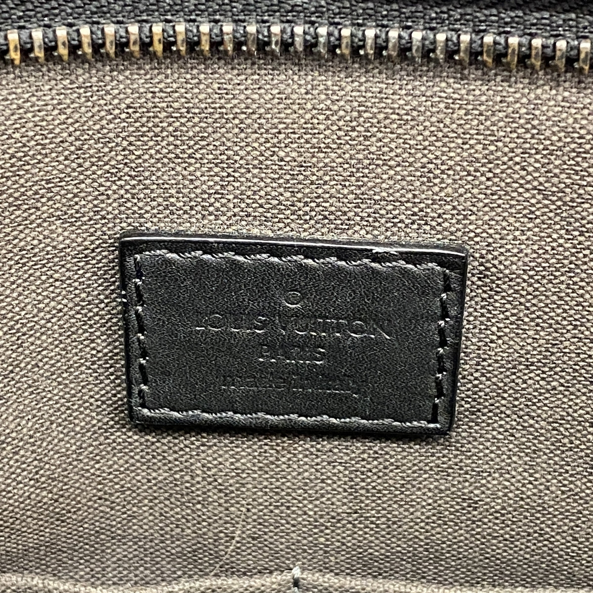 【6ge5911-k】ルイヴィトン ブリーフケース ダミエ・アンフィニ 7DW N41565 オニキス【中古】メンズ