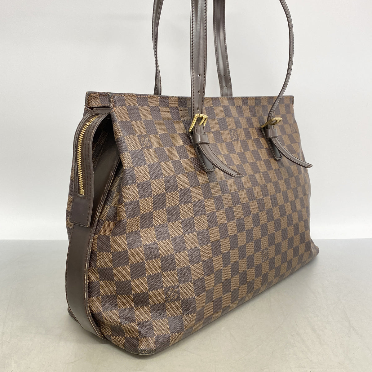 【6ge5918】ルイヴィトン ショルダーバッグ ダミエ チェルシー N51119 エベヌ【中古】レディース