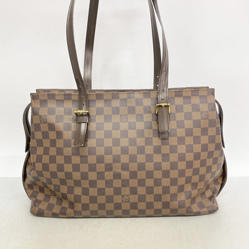【6ge5918】ルイヴィトン ショルダーバッグ ダミエ チェルシー N51119 エベヌ【中古】レディース