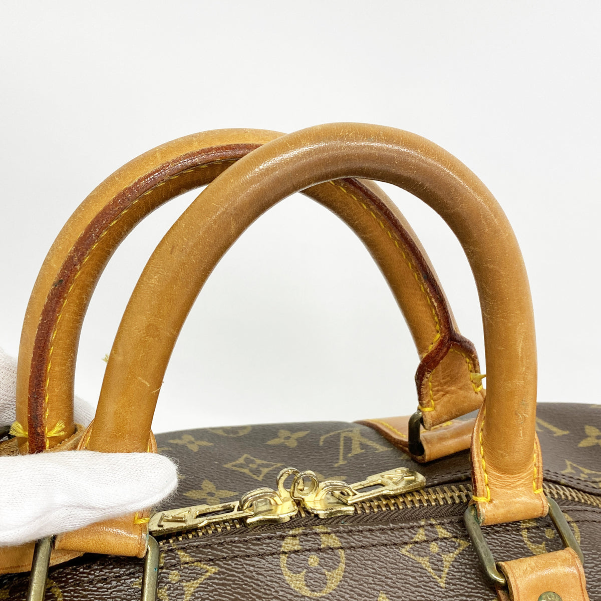 【6ge5924】ルイヴィトン ボストンバッグ モノグラム キーポル50 M41426 ブラウン【中古】メンズ レディース ユニセックス