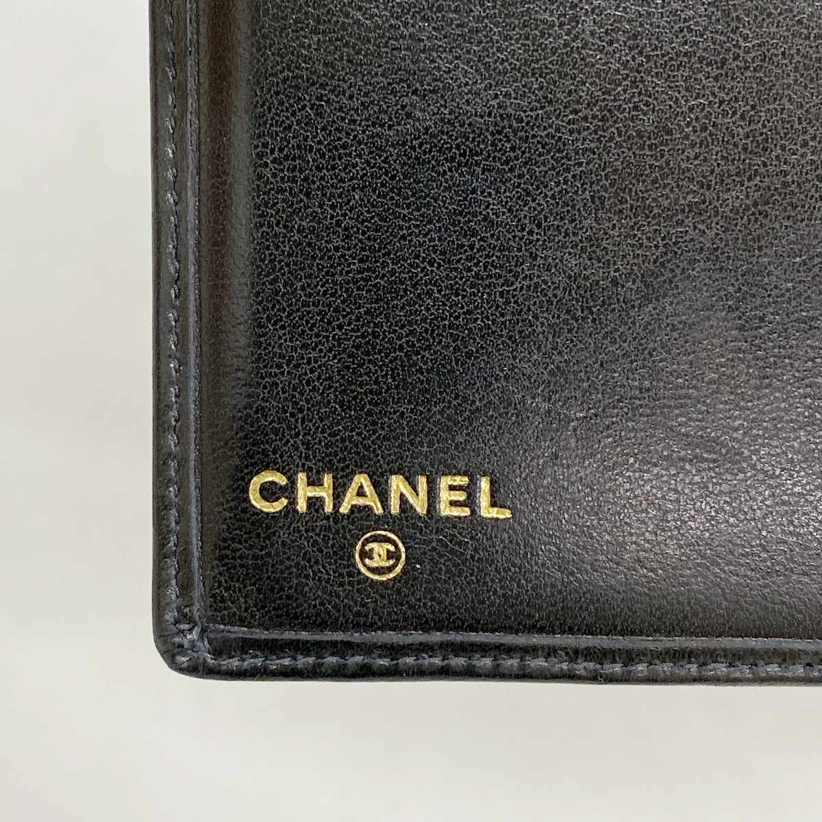 【6ge5927】シャネル カードケース ラムスキン ブラック【中古】レディース