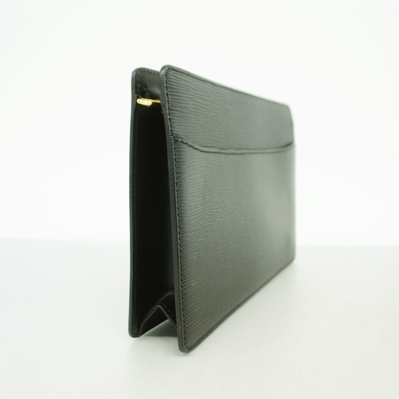 【6ge5930-h】ルイヴィトン クラッチバッグ エピ ポシェットオム M52522 ノワール【中古】メンズ