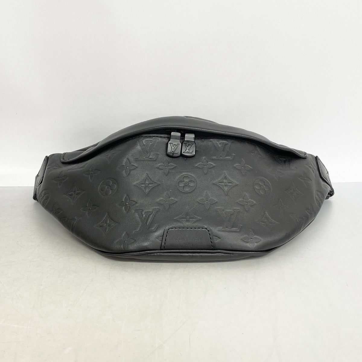 【6ge5938-k】ルイヴィトン ウエストバッグ モノグラム・シャドウ ディスカバリーバムバッグPM M46036 ブラック【中古】メンズ