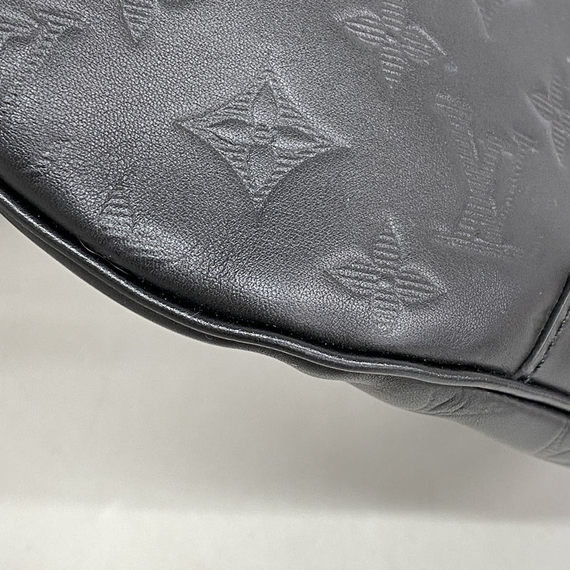 【6ge5938-k】ルイヴィトン ウエストバッグ モノグラム・シャドウ ディスカバリーバムバッグPM M46036 ブラック【中古】メンズ