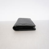 【6ge5966】ルイヴィトン 長財布 ダミエ・グラフィット ポルトフォイユ ブラザ N62665 ブラック【中古】メンズ