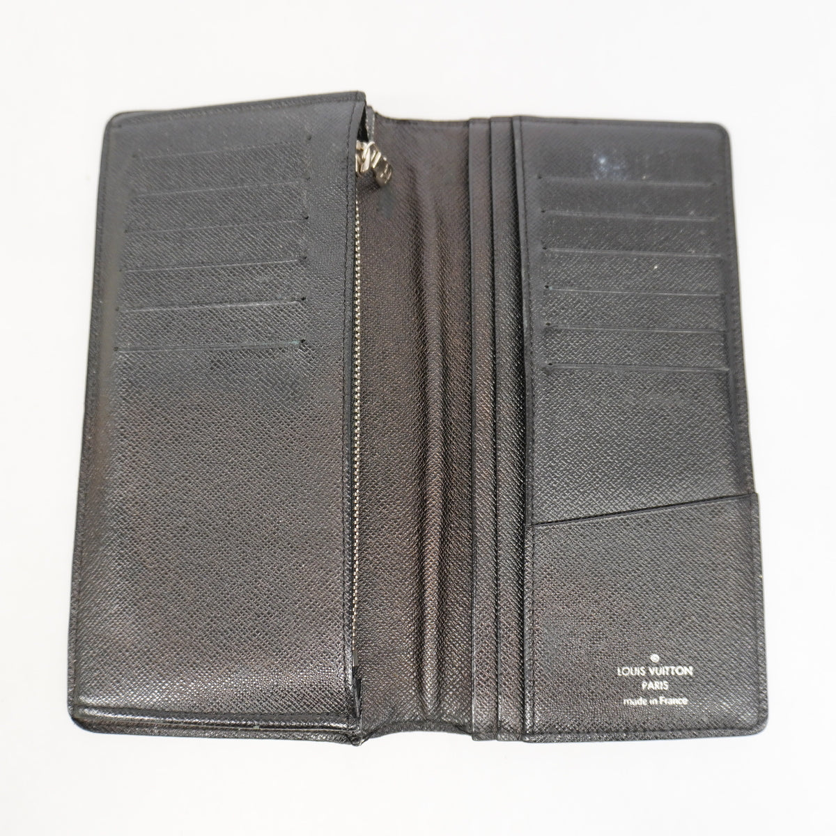 【6ge5966】ルイヴィトン 長財布 ダミエ・グラフィット ポルトフォイユ ブラザ N62665 ブラック【中古】メンズ