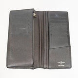 【6ge5966】ルイヴィトン 長財布 ダミエ・グラフィット ポルトフォイユ ブラザ N62665 ブラック【中古】メンズ