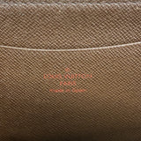 【6ge5971-k】ルイヴィトン 長財布 ダミエ ポルトモネジップ N61728 エベヌ【中古】レディース