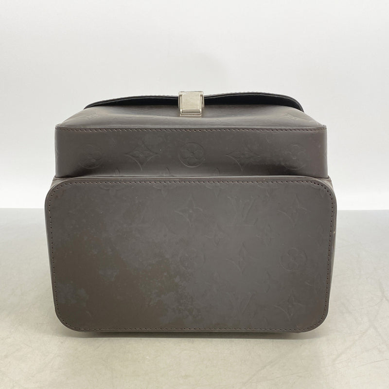【6ge5977-k】ルイヴィトン ハンドバッグ モノグラム・グラセレザー チャーリー M46510 カフェ 2wayバッグ【中古】メンズ