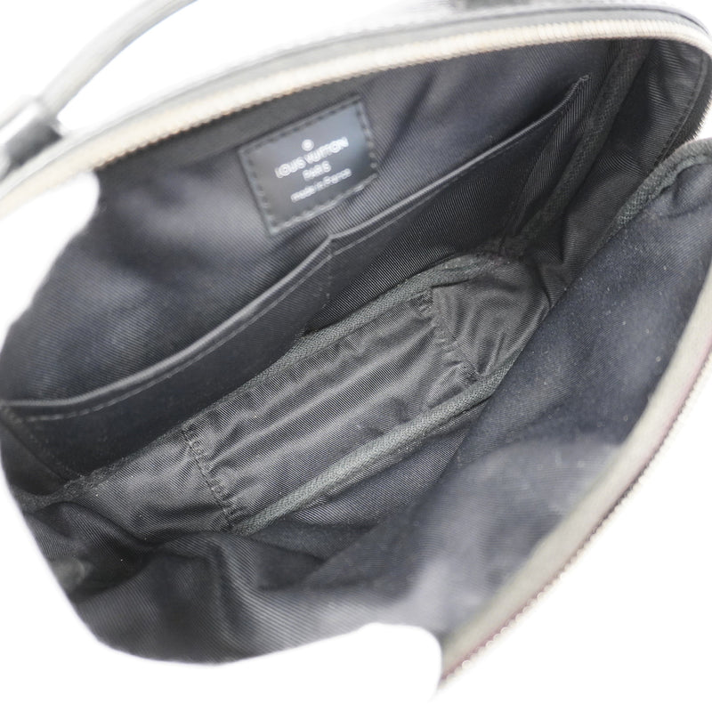 【6ge5981】ルイヴィトン ボディバッグ モノグラム・エクリプス バムバッグ M42906 ブラック【中古】メンズ