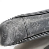 【6ge5981】ルイヴィトン ボディバッグ モノグラム・エクリプス バムバッグ M42906 ブラック【中古】メンズ
