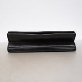【6ge5988】シャネル ショルダーバッグ チェーンショルダー ラムスキン ブラック ゴールド金具【中古】レディース