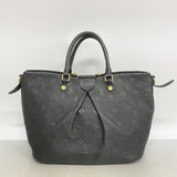 【6ge5991-k】ルイヴィトン ハンドバッグ モノグラム・アンプラント マザリーヌMM M50643 ノワール【中古】レディース