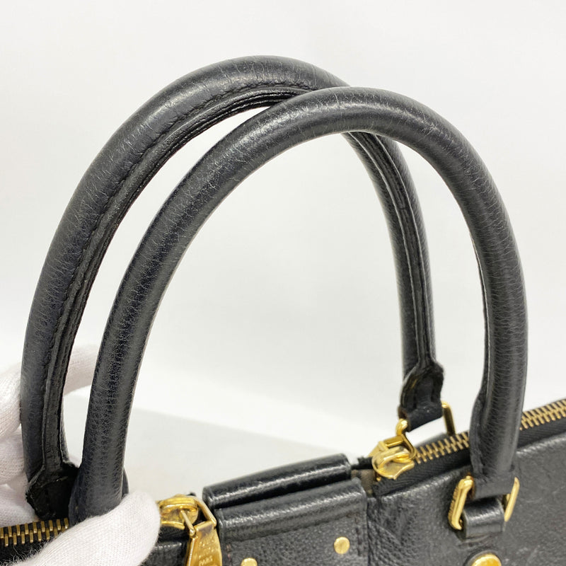 【6ge5991-k】ルイヴィトン ハンドバッグ モノグラム・アンプラント マザリーヌMM M50643 ノワール【中古】レディース