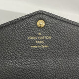 【6ge5994-k】ルイヴィトン 長財布 モノグラム・アンプラント バイカラー ポルトフォイユサラ M80496 ブラック ベージュ【中古】レディース