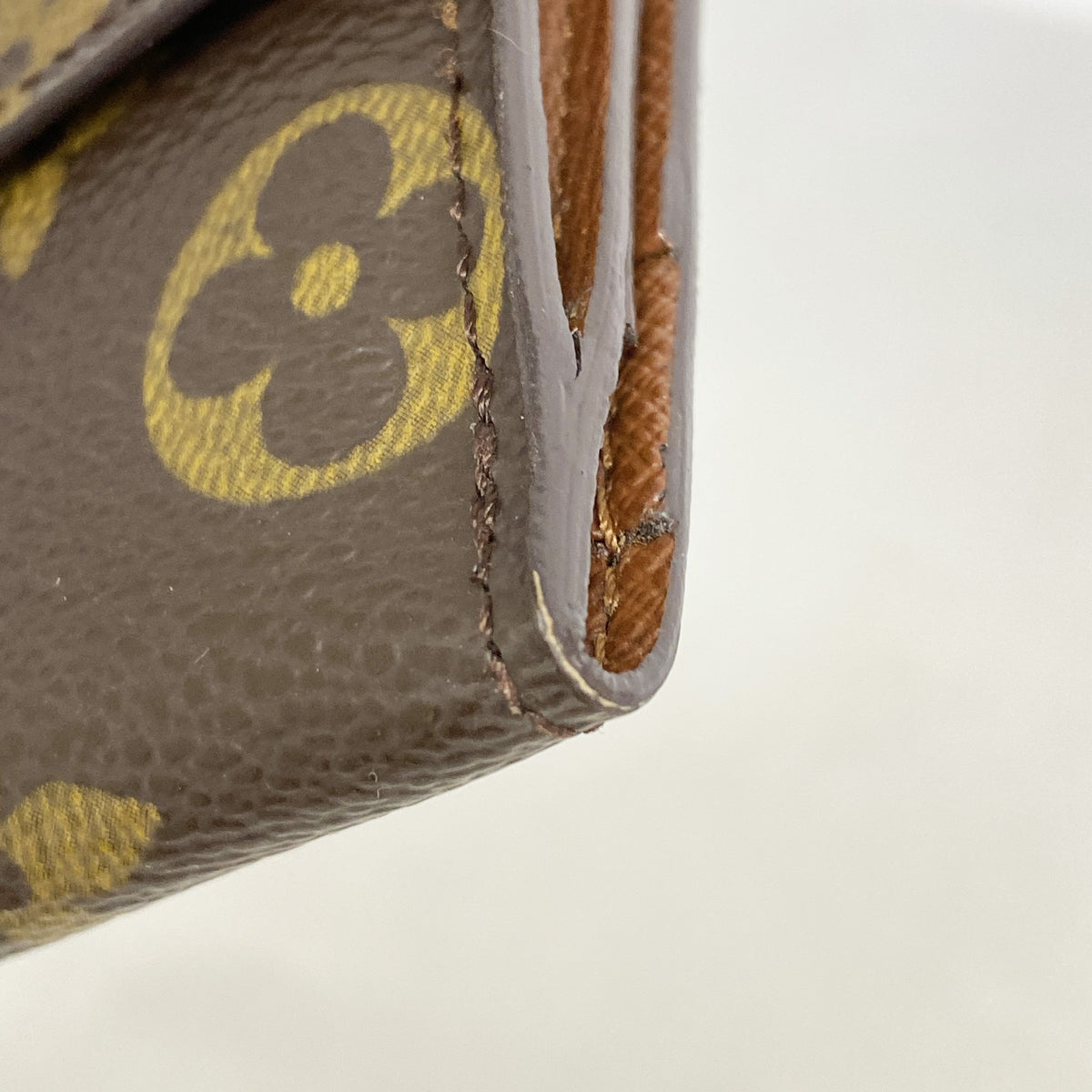 【6ge5997-k】ルイヴィトン コインケース モノグラム ラドロー M61927 ブラウン【中古】レディース