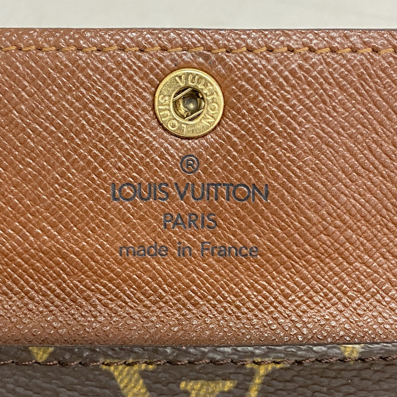 【6ge5997-k】ルイヴィトン コインケース モノグラム ラドロー M61927 ブラウン【中古】レディース