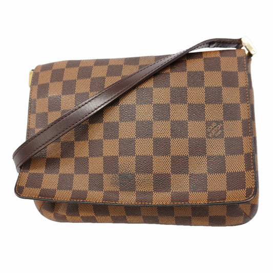 【6ge6007】ルイヴィトン ショルダーバッグ ダミエ ミュゼットタンゴロングストラップ N51301 エベヌ【中古】レディース