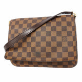 【6ge6007】ルイヴィトン ショルダーバッグ ダミエ ミュゼットタンゴロングストラップ N51301 エベヌ【中古】レディース