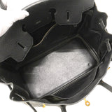 【6ge6025-h】エルメス ハンドバッグ バーキン35 トゴ ブラック ゴールド金具 □D刻印【中古】レディース