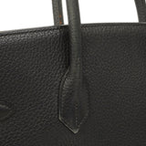 【6ge6025-h】エルメス ハンドバッグ バーキン35 トゴ ブラック ゴールド金具 □D刻印【中古】レディース